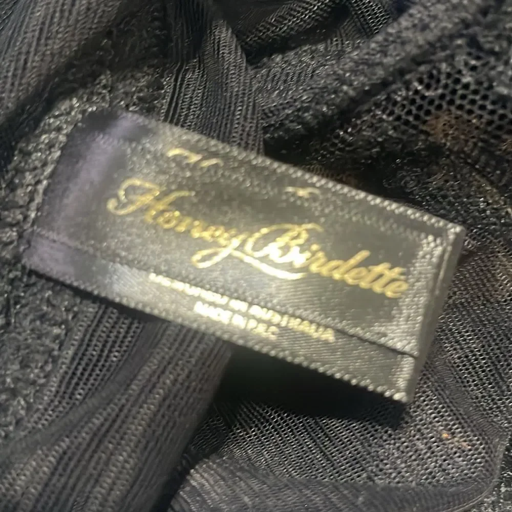 Honey Birdette Emma Bodysuit One Piece Black Size XS - Picture 8 of 13